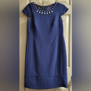 AGB Dress with beading on front size 6